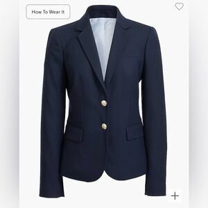 J. Crew Factory Stretch Schoolboy Blazer